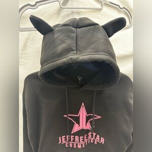 Jeffree Star Crop Hoodie w/ Ears